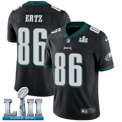 Men Philadelphia Eagles #86 Ertz Black Limited 2018 Super Bowl NFL Jerseys->philadelphia eagles->NFL Jersey